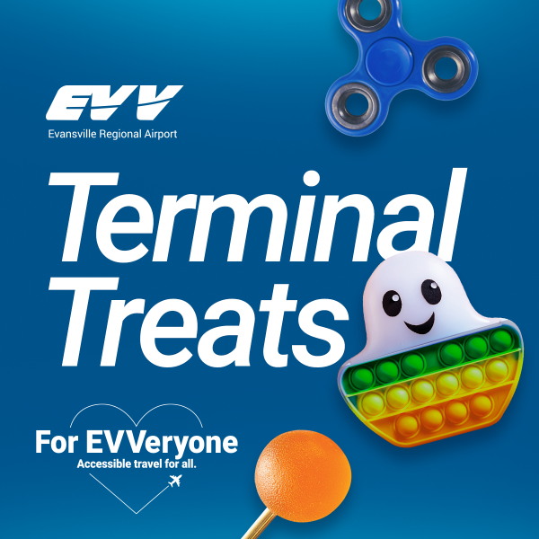 EVV AIRPORT HOSTS INCLUSIVE “TERMINAL TREATS” FOR FAMILIES WITH SENSORY SENSITIVITIES AND ALLERGIES ON SUNDAY, OCT. 26